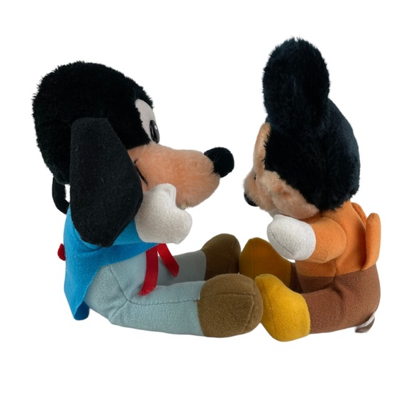 Vintage Disney Mickeys Christmas Carol Mickey Mouse Goofy Small Plush Stuffed 2 - Picture 11 of 16